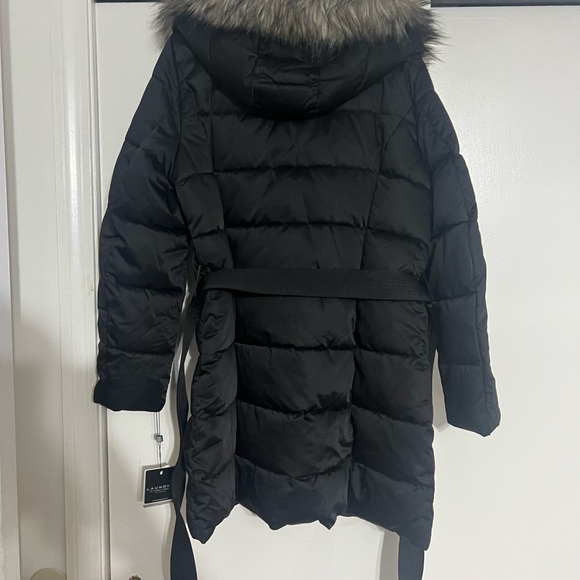 Laundry by Shelli Segal long puffer belted coat - Picture 10 of 15